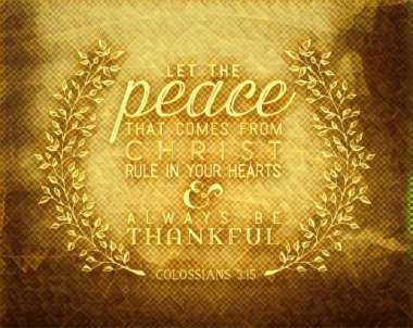 1 11-18 1 Colossians 3 15