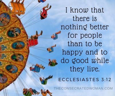 Ecclesiastes 3 12