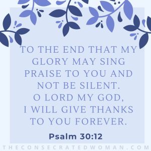 Psalm 30 12