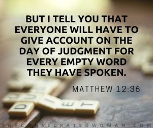 Matthew 12 36