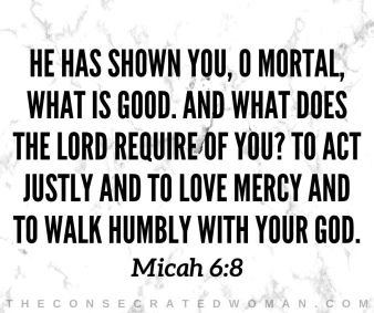 Micah 6 8