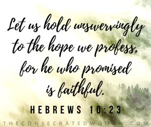 Hebrews 10 23 2