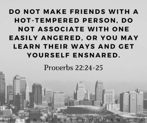 Proverbs 22 24-25