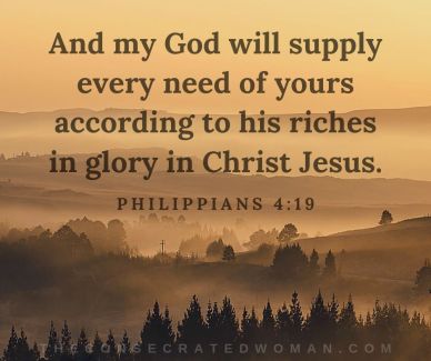Philippians 4 19