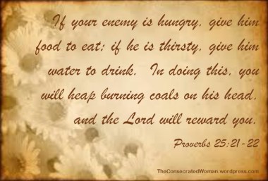 Proverbs 25 21-22