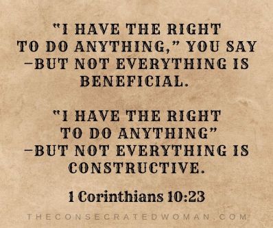 1 corinthians 10 23