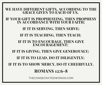 Romans 12 6-8