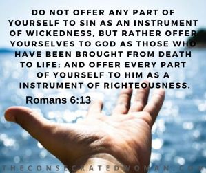 Romans 6 13