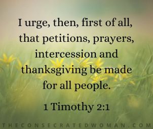 1 Timothy 2 1