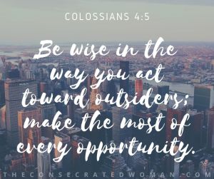 Colossians 4 5