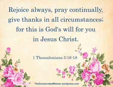 1 Thessalonians 5 16-18