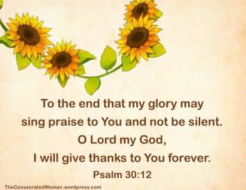 Psalm 30 12