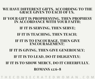 Romans 12 6-8