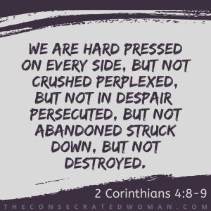 2 Corinthians 4 8-9