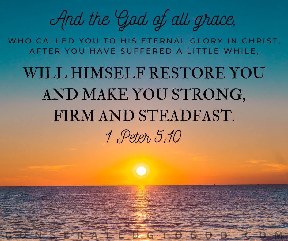 Restore Scripture Peter Restoration | CONSECRATED TO GOD
